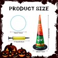 thumbnail image 2 of Sombrero inflable de bruja Capoda para Halloween, juego de lanzar 5 sombreros y 10 anillos, 2 of 4