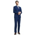 thumbnail image 4 of Men's Stacy Adams Hybrid-Fit 3pc Notch Lapel Suit Set, Jacket Vest and Pants, 4 of 4