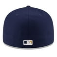 thumbnail image 4 of Men's New Era Navy/Gold Milwaukee Brewers 2025 MLB Postseason Side Patch 59FIFTY Fitted Hat, 4 of 4