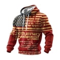 thumbnail image 2 of USA 250th Anniversary Sweatshirt, 4th of July Hoodie Men Waffle Tactical Hoodie Patriotic Men's Long Sleeve Pullover Shirts, 2 of 4