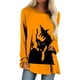 thumbnail image 1 of Camisetas de cuello redondo para mujer Camisetas con estampado de Halloween Camiseta de manga corta Blusa Tops Fridja  czfsfas2970, 1 of 5