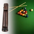 thumbnail image 3 of facefd Billiard Pool Cue Bag 4 Holes Carrying Case Pouch for Billiard Stick Rod Brown, 3 of 9