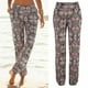 thumbnail image 2 of WILLBEST Pantalones Casuales de Mujer, Cintura Fácil, Estilo Bohemio, Largos, con Bolsillos, para Playa y Uso Diario. Chica, 2 of 8