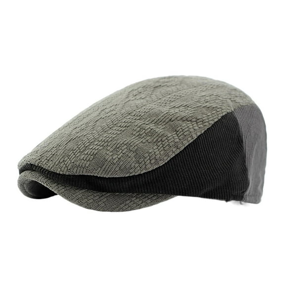 Korean Fashion Knitted Hat Women's Autumn and Winter Peaked Cap British Retro Beret Men's Advance Hats Painter Cap