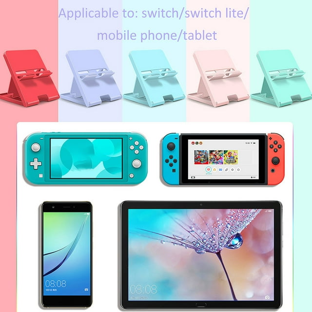 Adjustable Bracket Folding Game Rack Play Stand Holder Base Replacement for Nintendo Switch Console