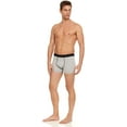 thumbnail image 6 of 12 Pack of Mens Boxer Briefs Underwear Bulk, 100% Cotton, Soft, Comfortable, Assorted Colorful Brief, 6 of 7