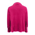 thumbnail image 5 of VISALY Women's Cowl Neck Velvet Tops Business Dressy Casual Blouses Tunic Tops Smocked Tops Long Sleeve Shirts Trendy Elegant Shirts Wrinkle Free Blouses Slim Fitted Blouses Fall Outfits Hot Pink L, 5 of 5