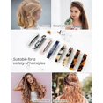 thumbnail image 5 of Hair Barrettes For Women, 8 Pcs Hair Barrettes, Acetate Hair Barrettes French Design, Hair Barrettes For Women Thick Thin Hair, 5 of 5