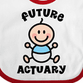 thumbnail image 4 of Inktastic Future Actuary Boys Baby Bib, 4 of 4