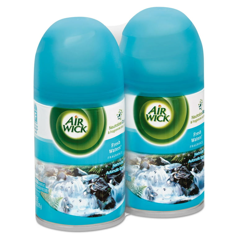 Air Wick Freshmatic Ultra 6.17 oz. Fresh Waters Automatic Air Freshener  Refill (2-Refills) 62338-82093 - The Home Depot