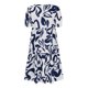 thumbnail image 2 of Vestido de Manga Corta para las Mujeres Moda Vestido de Cuello Redondo de Impresión Casual, Vestido de Verano Ligero, 2 of 6