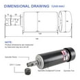 thumbnail image 3 of 500w ER11 Spindle Motor Kit Air Cooled CNC dc Spindle Motor for CNC Milling Router Machine ,Easy to Install, 3 of 7
