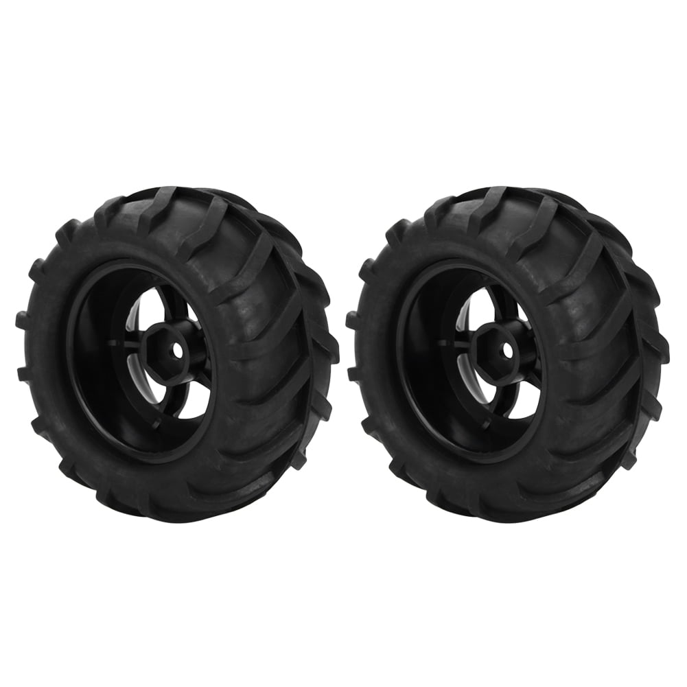 RC Tire, Rubber Tire RC Accessory 2pcs RC Car Tire, RC Wheel Tire Car Accessory Rc Truck Accessory Car Truck For 1/16 RC  Car