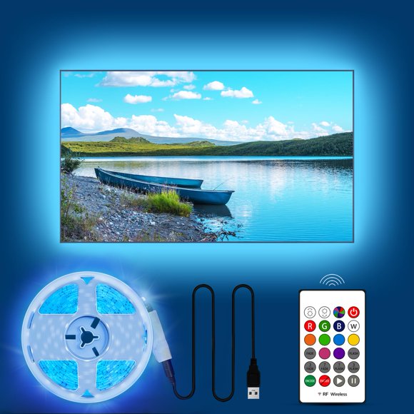 Luces LED HAMLITE para TV de 82 a 95 pulgadas con control remoto RF