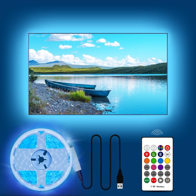 Luces LED HAMLITE para TV de 82 a 95 pulgadas con control remoto RF