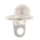 thumbnail image 5 of 10 piezas de botones de mango de metal con perla de plástico para manualidades de costura de vestidos de novia Plata Macarena Botones redondos de vástago de la perla, 5 of 8