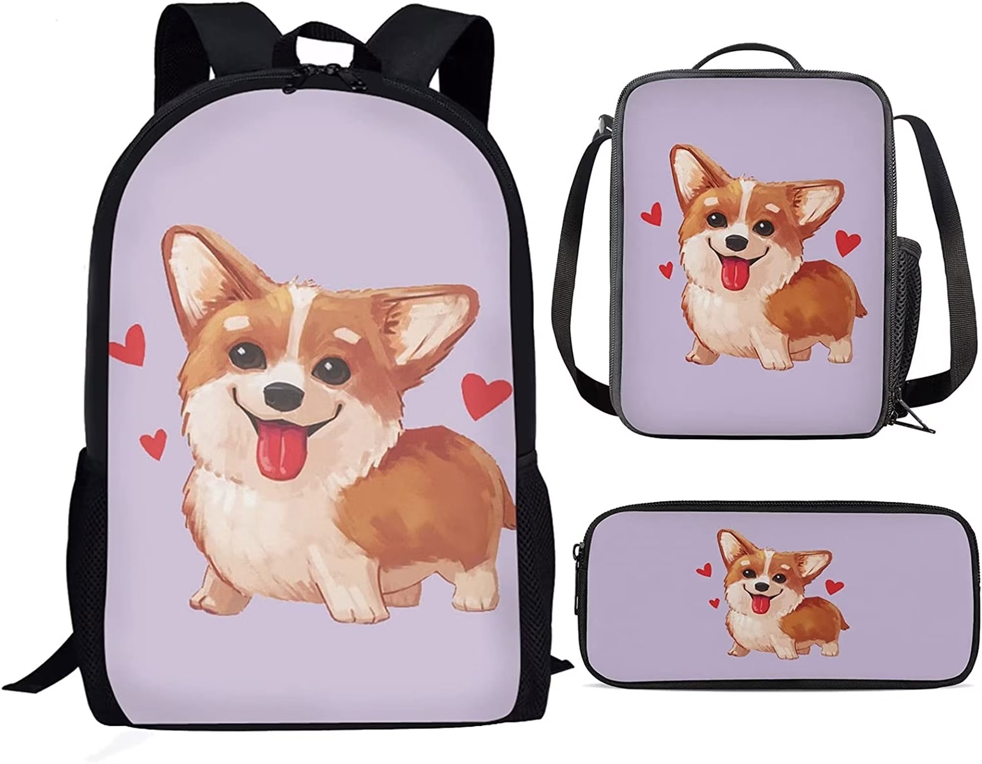 Renewold Backpack Set 3 Piece Primary Elementary Back Packs for Children Bagpack Set