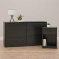 thumbnail image 4 of Mainstays Classic Nightstand with Drawer, Black Oak, 4 of 19