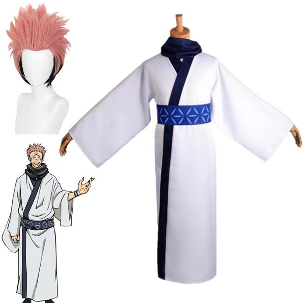 Adult Men Women Anime Jujutsu Kaisen Ryomen Sukuna Cosplay CostumesJapan Kimono Hanfu Halloween Clothing zhangyuxiang LED