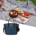 thumbnail image 4 of Bolsa de almuerzo con aismiento reutilizable portátil Bolsa de almuerzo con bolsa de almuerzo con aismiento Bolsa de almuerzo con aismiento Azul Soledad Contenedor de almuerzo, 4 of 9