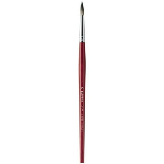Escoda Opera Takatsu Synthetic Brush - Round, Long Handle, Size 8