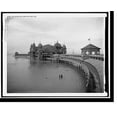 thumbnail image 2 of Historic Framed Print, Salt Air [i.e. Saltair] Pavilion, Great Salt Lake, Utah, 17-7/8" x 21-7/8", 2 of 9