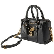 Michael Kors Nouveau Hamilton Ladies x-Small Black Canvas Crossbody Bag 32H9G0Hc2L001