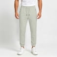 thumbnail image 4 of cfhntfmh Mens Casual Joggers Pants Elastic Waist Drawstring Workout Pants with Pockets Loose Athletic Pants (Green,3X-Large), 4 of 6