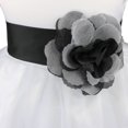 thumbnail image 5 of MSemis Girls Princess Pageant Wedding Bridesmaid Flower Tulle Ball Gown Dress Black 8, 5 of 5