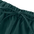 thumbnail image 4 of Travel Outfits Women Airport Summer Women's Pants Lace Belt Belt Sweatpants Loose Casual Sport Pants Women's plus Size Casual for Women 2x Womens Dress Elastic Waist Petite Pant Suits for Green M, 4 of 8