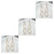 thumbnail image 1 of sweethay 1 Pair Metal Woman Earrings Portable Party Working Plating Twist Drop Gift Office Jewelry Ear Spiral Shape Christmas Ornamental Type1 NO1, 1 of 6