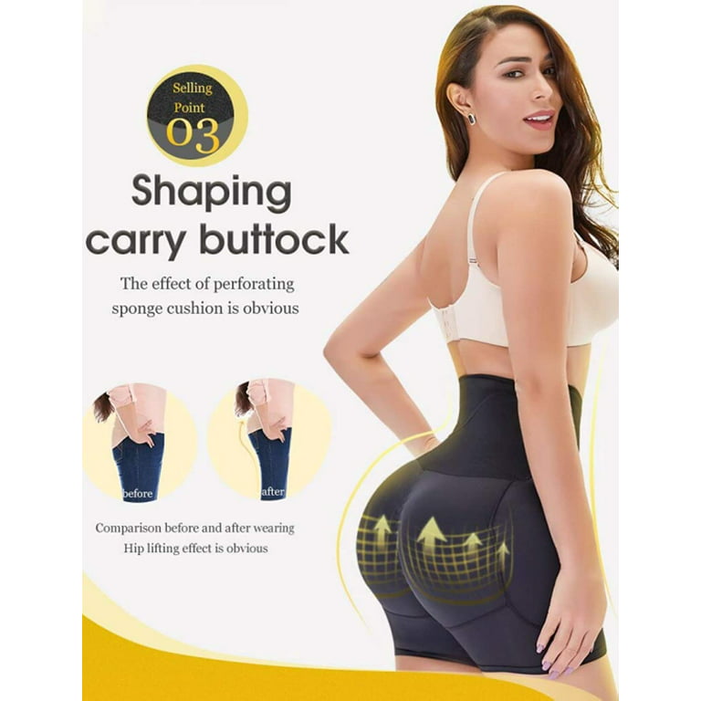 BootyPop New Booster Panties - Creme Caramel - Butt Enhancing Underwear, Body Shaper, Buttocks Booster
