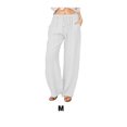 thumbnail image 2 of Qarigey Manténgase a la moda y cómodo con estos pantalones sueltos para mujer Tiempo libre Pantalones casuales para mujer diario Blanco M Type3 NO3, 2 of 6