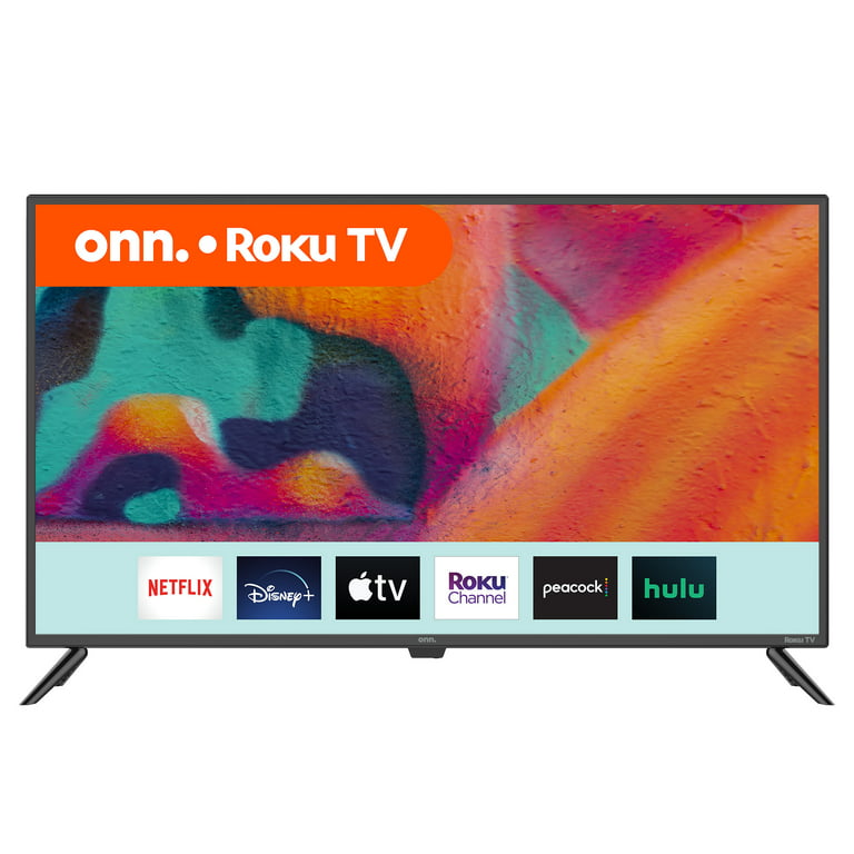 onn. 43” Class FHD (1080P) LED Roku Smart TV (100133209)