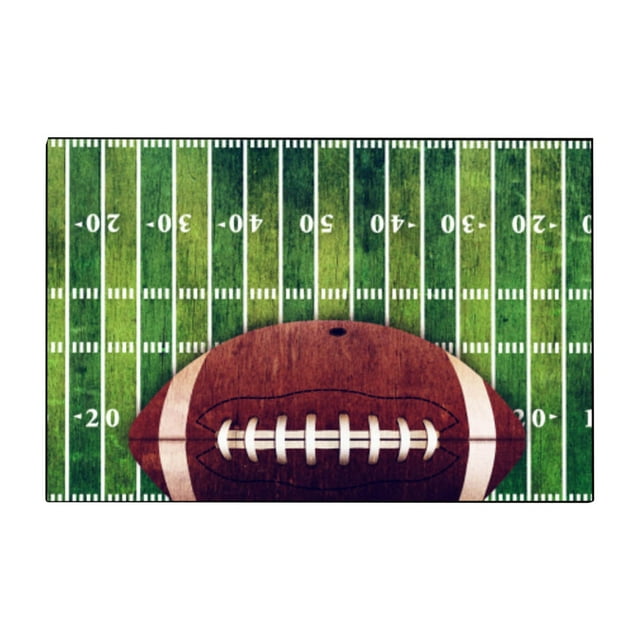 TIELUTT Tapis de Sport Rétro Terrain de Football et Tapis de Rugby Tapis de Sol Sans Porte Tapis de Salon Salle à Manger Grands Tapis de Zone Couverture de Groupe Couverture Jeté Couverture Jeté Couverture à Travers Couvertures