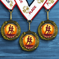 thumbnail image 6 of All Quality Stars Design Running Medal - 1st, 2nd, 3rd Place - 9 Piece Set (3 Pack), 6 of 6