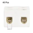 thumbnail image 3 of Unique Bargains Porcelain Ceramic Terminal Block 40pcs 2 Way 5 Hole 3mm High Temperature 2W5H for Wire Connector, 3 of 5