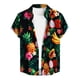 thumbnail image 1 of Camisas Y s Camisas de un solo pecho de primavera y verano para hombre, camisa informal de manga corta con solapa para playa y vacaciones al libre (Green, S), 1 of 7