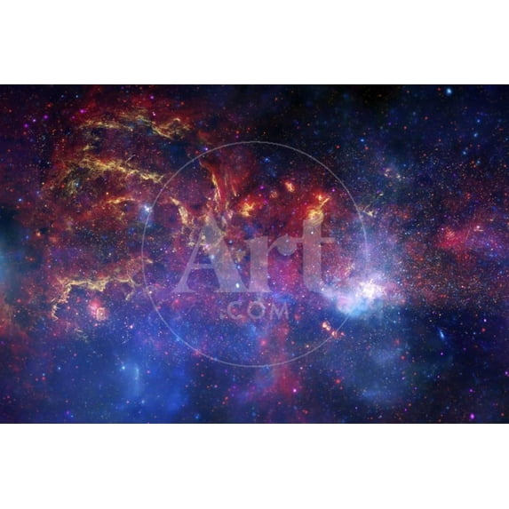 Milky Way Galactic Centre, Composite, Religion Unframed Photographic Print Wall Art Sold by Art.Com