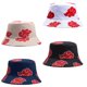 thumbnail image 2 of Outdoor Sunscreen Bucket Hat Men's Caps Japanese Art Cartoon Print Cloud Hat, 2 of 2