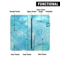 thumbnail image 2 of WIRESTER 4.7 x 9 Inch Server Book for Waitress, Waiter Wallet with Zipper Pocket & Magnetic Closure, Restaurant Waitstaff Organizer – Ocean Sea Turtles, 2 of 6