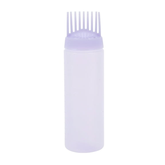 Unique Bargains 1 Pc Portable Root Comb Applicator Bottle for Bathroom Vanities Purple PE