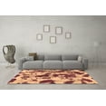 thumbnail image 3 of Ahgly Company Indoor Rectangle Abstract Brown Modern Area Rugs, 4' x 6', 3 of 4