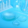 thumbnail image 5 of Uxcell 60/90/120/150mm Diameter Watch Glass, 1 Set Beaker Cover Smooth Edges Chamfered Arc for Laboratory, Transparent, 5 of 5