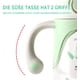 thumbnail image 2 of Taza de aprendizaje para bebés, a partir de 6 meses, 280 ml, taza para bebés a prueba de fugas, fácil de sostener, ergonómica, verde hierba Rojo Verde MX-0130857FYD, 2 of 5