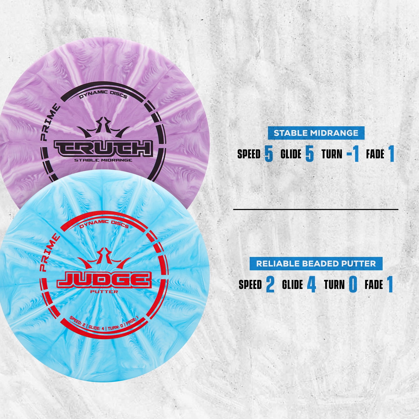 Prime Burst Disc Golf Starter Set 5 - Plastic Disc Golf Discs