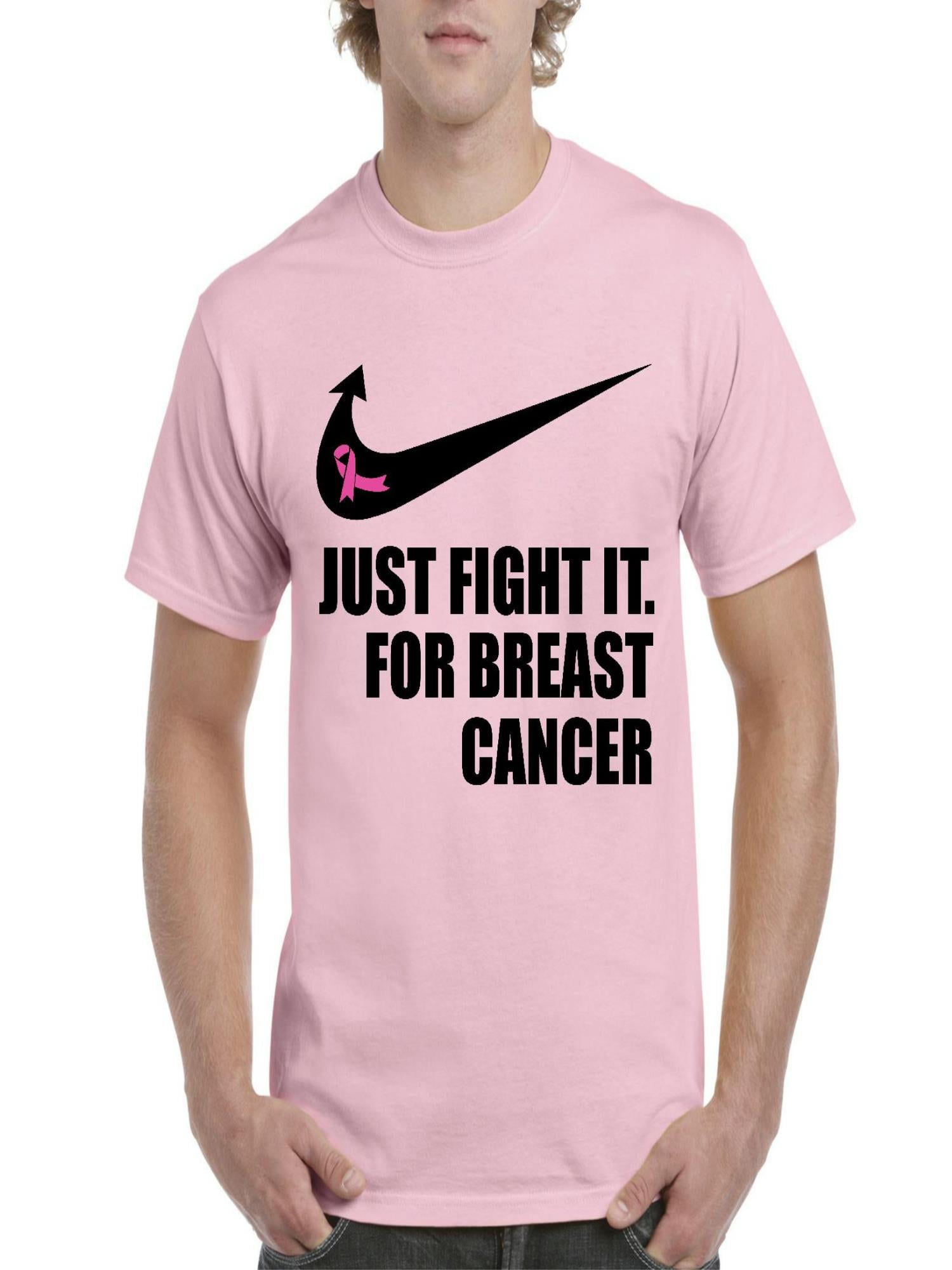 Mens Breast Cancer Short Sleeve T-Shirt 