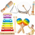 thumbnail image 1 of Set de instrumentos musicales Montessori Toys para niños de 1 a 3 años, 1 of 7