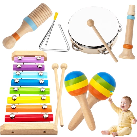 Set de instrumentos musicales Montessori Toys para niños de 1 a 3 años