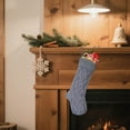 thumbnail image 4 of 13.39 Inch Large Christmas Stockings Cable Knitted Fireplace Hanging Stockings for Family Holiday Decorations Xmas Party Festive Long Stockings Bulk Home Decor Gift Giving, 4 of 8
